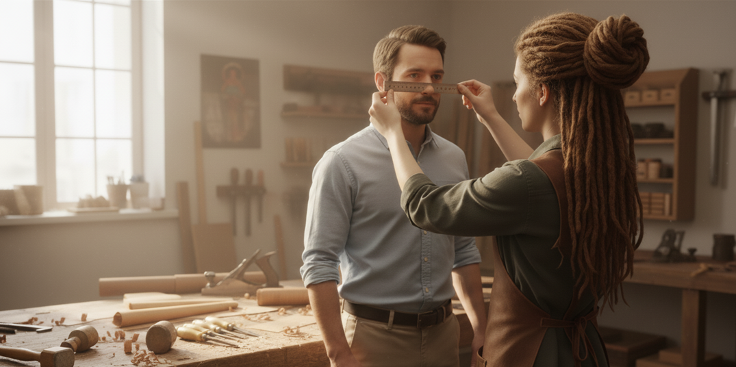 Alamastr Online: Occhiali sartoriali made in Pescopagano cover image